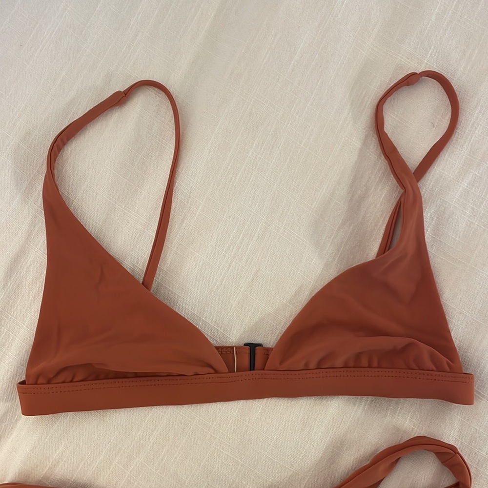 Ark rust bralette and brazilian bikini set - Picture 5 of 6
